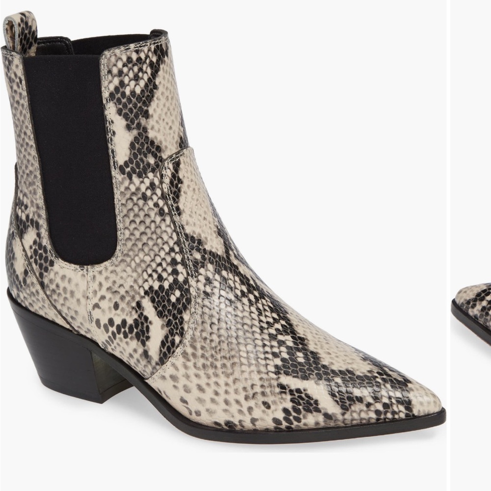 PAIGE Willa Chelsea Bootie Snakeskin